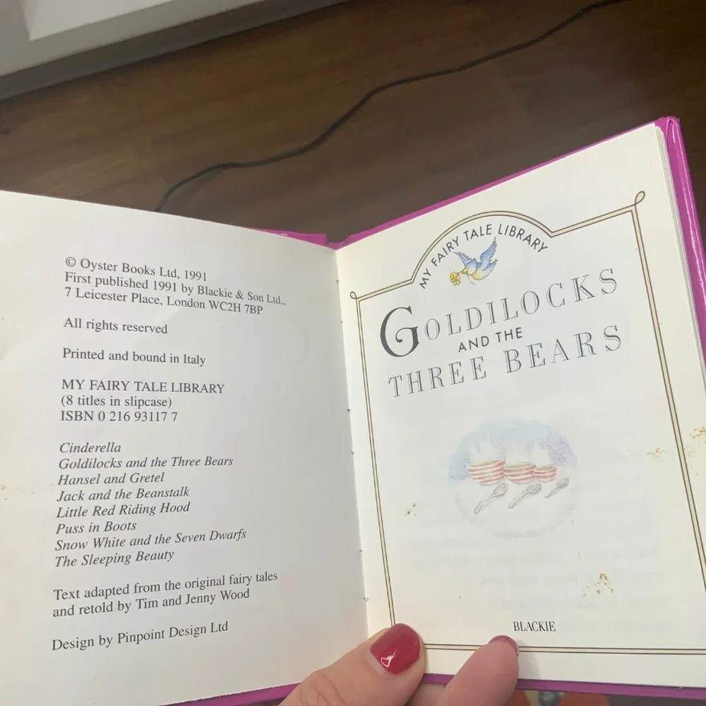 “My Fairy Tale Library” Eight Little Books in Slipcase